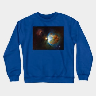 Deep space objects Orion (M42) and Running Man Nebula in the constellation Orion Crewneck Sweatshirt